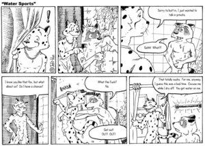 Rating: Explicit Score: 0 Tags: 2008 aiden_harris animal_genitalia anthro bathroom black_and_white cheetah closet_coon comic dialogue duma_matambo duo e621 english_text exclamation_point felid feline fully_sheathed genitals leafdubois male mammal monochrome multiple_scenes nude pen_(artwork) procyonid profanity raccoon rejection sheath shower tail text thief towel traditional_media_(artwork) wet User: bunchy7s