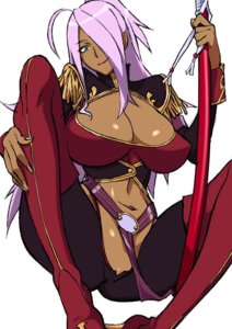Rating: Questionable Score: 0 Tags: 1girls artist_request big_breasts breasts cleavage clothed clothing dark_skin dragonaut female female_only garnet_maclaine hi_res human human_only large_breasts navel rule34 thick_thighs User: bunchy7s