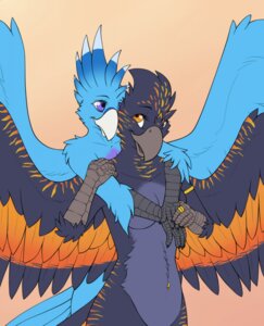 Rating: Questionable Score: 0 Tags: amber_eyes anila anthro avian beak bird black_body black_cockatoo black_feathers blue_body blue_feathers breasts catwolf cloud_(amaterasu1) cockatoo duo e621 feathered_wings feathers feet female female/female hi_res hybrid jewelry macaw navel navel_piercing navel_ring neotropical_parrot nude orange_eyes parrot piercing purple_eyes red-tailed_black_cockatoo ring_piercing spix's_macaw talons toes true_parrot wings User: bunchy7s