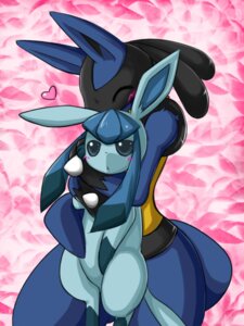 Rating: Safe Score: 0 Tags: 3:4 ambiguous_gender anthro black_body black_fur blue_body blue_eyes blue_fur blue_skin blush canid canine duo e621 eeveelution eyes_closed feral fur generation_4_pokemon glaceon gloves_(marking) hand_spike heart_symbol hug lucario mammal markings nintendo nyaswitchnya pokemon pokemon_(species) spikes spikes_(anatomy) tail yellow_body yellow_fur User: bunchy7s