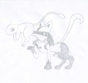 Rating: Explicit Score: 0 Tags: anthro canid canine duo e621 erection female fur generation_1_pokemon generation_4_pokemon genitals glistening graphite_(artwork) greyscale legendary_pokemon lucario male mammal mew_(pokemon) mondmann monochrome nintendo nude paws penis pokemon pokemon_(species) sniffing tail traditional_media_(artwork) User: bunchy7s
