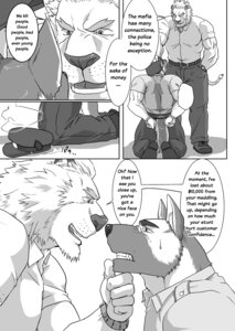 Rating: Safe Score: 0 Tags: anthro biceps big_muscles bottomwear canid canine canis clothing comic dialogue domestic_dog e621 english_text felid german_shepherd herding_dog hi_res lion male mammal monochrome muscular muscular_male pantherine pants pastoral_dog police ron9 shirt tail text topwear translated uniform User: bunchy7s