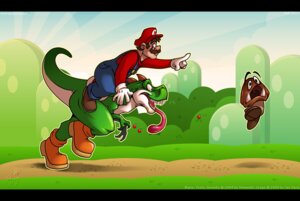 Rating: Safe Score: 0 Tags: 2009 ambiguous_gender black_bars dated dinosaur e621 elemental_creature feral fungi_fauna fungus goomba green_yoshi group horn human humor letterbox long_tongue male mammal mario mario_bros mushroom nintendo prehistoric_species reptile riding saurischian scalie signature spunky_(artist) super_mario_world tail theropod tongue tongue_out waddling_head yoshi User: bunchy7s