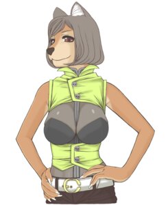 Rating: Safe Score: 0 Tags: anthro belt biped breasts canid canine cleavage clothed clothing e621 female hyoushi_maigo looking_at_viewer mammal pose simple_background solo standing white_background User: bunchy7s Rating: Safe Score: 0 Tags: anthro belt biped breasts canid canine cleavage clothed clothing e621 female hyoushi_maigo looking_at_viewer mammal pose simple_background solo standing white_background User: bunchy7s