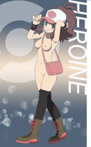 Rating: Questionable Score: 0 Tags: bag baseball_cap black_legwear black_thighhighs blue_eyes boots bottomless breasts brown_hair erect_nipples female female_only hat highres hilda_(pokemon) human innie_pussy long_hair makoto_daikichi naked_footwear naked_thighhighs navel nintendo nipples nude pokemon pokemon_bw ponytail pussy rule34 smile solo thighhighs tied_hair uncensored User: bunchy7s