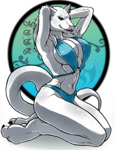 Rating: Questionable Score: 0 Tags: anthro big_breasts bikini bikini_bottom bikini_top biped blue_eyes breasts cleavage clothed clothing e621 ear_piercing feet female hindpaw kneeling lips looking_at_viewer mammal meera paws piercing pinup pose prehensile_tail sitting smile solo swimwear synx tail thick_bottom_lip two-piece_swimsuit walter_sache User: bunchy7s