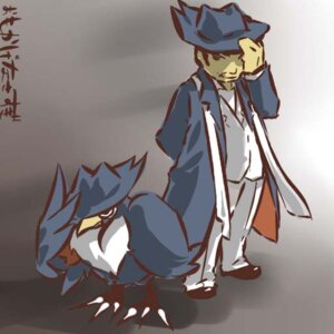 Rating: Safe Score: 0 Tags: 1:1 alternate_species avian beak bird bottomwear clothed clothing coat cosplay duo e621 feral fully_clothed generation_4_pokemon hat headgear headwear hitec honchkrow human humanized male mammal nintendo pants pokemon pokemon_(species) shirt topwear User: bunchy7s Rating: Safe Score: 0 Tags: 1:1 alternate_species avian beak bird bottomwear clothed clothing coat cosplay duo e621 feral fully_clothed generation_4_pokemon hat headgear headwear hitec honchkrow human humanized male mammal nintendo pants pokemon pokemon_(species) shirt topwear User: bunchy7s