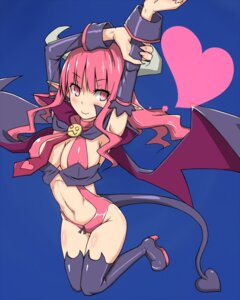 Rating: Questionable Score: 0 Tags: 4:5 :3 accessory armwear blue_background blush boots breasts cleavage clothed clothing demon detached_sleeves disgaea e621 female flying footwear hair heart_symbol high_heeled_boots high_heels horn humanoid humanoid_pointy_ears kurobuta_(iina) legwear long_hair looking_at_viewer membrane_(anatomy) membranous_wings navel necktie nippon_ichi_software not_furry pink_eyes pink_hair pointy_ears shoes simple_background smile solo spade_tail spread_wings succubus_(disgaea) tail thigh_boots thigh_highs wings User: bunchy7s