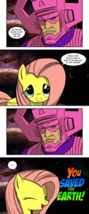 Rating: Safe Score: 0 Tags: armor asteroid blue_eyes bodily_fluids clothing colored comic crossover crying dialogue digital_media_(artwork) duo e621 english_text equid equine eyes_closed feathered_wings feathers female feral fluttershy_(mlp) friendship_is_magic frown fur galactus hair hasbro hat headgear headwear helmet hi_res human looking_at_viewer male mammal marvel meteor my_little_pony mythological_creature mythological_equine mythology open_mouth outside pegasus pink_hair planet pumadriftcat smile space star taa-an_(marvel) tears teeth text tongue wings yellow_body yellow_feathers yellow_fur User: bunchy7s