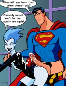 Rating: Explicit Score: 0 Tags: 2010 after_sex all_fours bad_guy_(artist) bent_over clark_kent cum cum_on_back dc_comics dcau doggy_style enemies enemies_with_benefits female from_behind interspecies kal-el livewire rule34 short_blue_hair short_hair speech_bubble straight superman superman:_the_animated_series superman_(clark_kent) superman_(series) User: bunchy7s