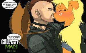 Rating: Safe Score: 0 Tags: applejack_(mlp) blonde_hair blush brown_hair clothing cowboy_hat dialogue duo e621 earth_pony english_text equid equine eyes_closed female friendship_is_magic hair hasbro hat headgear headwear holimount horse human john_soap_mactavish kiss_on_lips kissing long_hair male mammal my_little_pony pony text User: bunchy7s Rating: Safe Score: 0 Tags: applejack_(mlp) blonde_hair blush brown_hair clothing cowboy_hat dialogue duo e621 earth_pony english_text equid equine eyes_closed female friendship_is_magic hair hasbro hat headgear headwear holimount horse human john_soap_mactavish kiss_on_lips kissing long_hair male mammal my_little_pony pony text User: bunchy7s