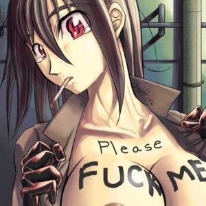 Rating: Explicit Score: 0 Tags: body_writing breasts character_request cigarette female flashing gloves jajala lowres naked_coat naked_jacket nipples no_bra open_clothes open_jacket outdoors outside pointy_chin red_eyes rule34 smoking solo tears User: bunchy7s