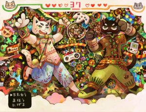 Rating: Safe Score: 0 Tags: anthro arms_bent bent_leg cloud colorful_theme controller cord detailed duo e621 electronics famicom famicom_controller felid fight fist game_boy game_boy_console game_boy_family game_console game_controller gameplay_mechanics gui handheld handheld_console health_bar heart_symbol japanese_text male mammal n64_controller nintendo nintendo_64 nintendo_console nintendo_controller nintendo_entertainment_system on_one_leg one_calf_up raised_arms raised_calf raised_foot raised_hand retro_controller rokuyon simple_background standing star straight_leg straight_legs super_famicom super_famicom_controller super_nintendo tail text toony translated wide_stance wired_controller User: bunchy7s