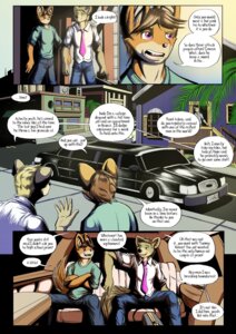 Rating: Safe Score: 0 Tags: accessory anthro blonde_hair boneitis brown_hair building canid canine car city clothing comic dialogue duo e621 ear_piercing english_text false_start fur green_eyes hair hi_res inside_car inside_vehicle leon_henderson limousine luxury_car male mammal modern_architecture multiple_scenes necktie outside piercing public_transportation purple_eyes purple_nose simon_(boneitis) speech_bubble text vehicle vehicle_for_hire User: bunchy7s
