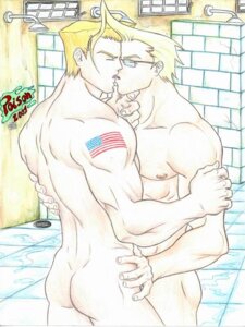 Rating: Explicit Score: 0 Tags: 2001 2boys ass back_muscles back_view bara biceps blonde blonde_hair capcom charlie_nash closed_eyes duo eyewear gay glasses guile hand_on_back hand_on_hip human human_only kissing light-skinned_male light_skin male male/male male_focus male_nipples male_only multiple_boys multiple_males muscles muscular muscular_male naked nipples nude nude_male pecs poison_(artist) romantic rule34 shower shower_room street_fighter tattoo tattooed_arm wholesome yaoi User: bunchy7s