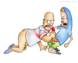 Rating: Explicit Score: 0 Tags: beastsexillustrated beavis beavis_and_butt-head clothing homer_simpson human male male_only multiple_males rule34 the_simpsons yaoi User: bunchy7s