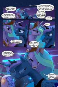 Rating: Safe Score: 0 Tags: 2013 2:3 blue_body blue_feathers blue_fur bodily_fluids comic crown crying cutie_mark dialogue duo e621 english_text equid equine feathered_wings feathers female feral friendship_is_magic fur hasbro headgear horn hug mammal meteor_shower my_little_pony mythological_creature mythological_equine mythology night princess_celestia_(mlp) princess_luna_(mlp) tears text theinexplicablebrony white_body white_feathers winged_unicorn wings User: bunchy7s
