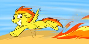 Rating: Safe Score: 0 Tags: 2:1 c4tspajamas detailed_background e621 equid equine eyelashes feathered_wings feathers female feral fire friendship_is_magic hair hasbro mammal multicolored_hair my_little_pony mythological_creature mythological_equine mythology pegasus solo spitfire_(mlp) tail toony two_tone_hair wings wonderbolts_(mlp) yellow_body yellow_feathers User: bunchy7s
