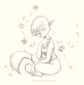 Rating: Safe Score: 0 Tags: 3_toes anthro barefoot biped bottomless clothed clothing domestic_cat e621 eyes_closed feet felid feline felis female flower fluffy fluffy_tail fur hair kinta mammal plant schwarze_katze shirt short_hair side_view simple_background sitting solo tail tank_top toes topwear white_background User: bunchy7s