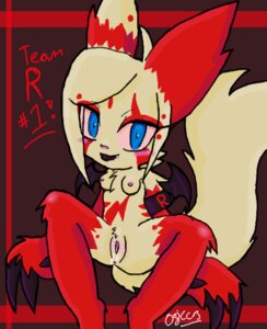 Rating: Explicit Score: 0 Tags: 2008 anthro anthrofied anus breasts chest_tuft e621 female fur generation_3_pokemon genitals markings nintendo nipples pokemon pokemon_(species) pokemorph red_markings solo tail team_rocket tuft unknown_artist vulva white_body white_fur zangoose User: bunchy7s