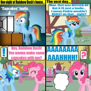 Rating: Safe Score: 0 Tags: 1:1 blue_body blue_eyes blue_feathers blue_fur breaking_the_fourth_wall comic computer cupcake cupcakes_(mlp_fanfic) cutie_mark death-driver-5000 dialogue e621 earth_pony ecto-500 electronics english_text equid equine exclamation_point feathered_wings feathers female feral food friendship_is_magic fur hair hasbro horse mammal multicolored_hair multicolored_tail my_little_pony mythological_creature mythological_equine mythology pegasus pink_body pink_eyes pink_fur pink_hair pinkie_pie_(mlp) pony question_mark rainbow_dash_(mlp) rainbow_hair rainbow_tail tail text wings User: bunchy7s