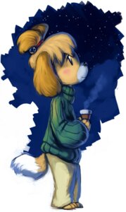 Rating: Safe Score: 0 Tags: abstract_background animal_crossing anthro bell blush bottomwear canid canine canis clothed clothed_anthro clothed_female clothing domestic_dog e621 eyrri female female_anthro isabelle_(animal_crossing) looking_up mammal night nintendo pants shih_tzu simple_background solo steam sweater sweatpants topwear toy_dog unavailable_at_source User: bunchy7s