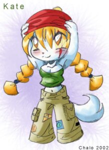 Rating: Safe Score: 0 Tags: 2002 anthro blonde_hair bottomwear breasts chalo chibi cleavage clothed clothing domestic_cat e621 felid feline felis female fur hair kate_(chalo) las_lindas long_hair mammal pants shirt solo tail topwear white_body white_fur y2k_(fashion) User: bunchy7s