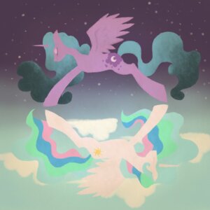 Rating: Safe Score: 0 Tags: 1:1 alternate_color blue_hair crown cutie_mark detailed_background duo e621 equid equine feathered_wings feathers female feral friendship_is_magic hair hasbro headgear horn mammal multicolored_hair my_little_pony mythological_creature mythological_equine mythology pink_body pink_feathers princess_celestia_(mlp) princess_luna_(mlp) quadruped rainbow_hair sibling_(lore) sister_(lore) sisters_(lore) tail toony uber-kitten white_body white_feathers winged_unicorn wings User: bunchy7s