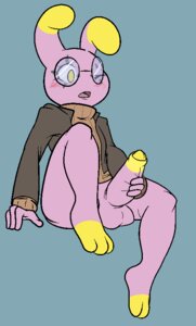 Rating: Explicit Score: 0 Tags: 2012 aintsmart aliasing anthro balls biped blush bottomless clothed clothing digital_media_(artwork) e621 erection eyewear foreskin generation_3_pokemon genitals glasses humanoid_genitalia humanoid_penis jacket male masturbation nintendo one_eye_closed open_mouth penile penile_masturbation penis pink_body pokemon pokemon_(species) pokemorph simple_background sitting solo sweater topwear whismur wink yellow_eyes User: bunchy7s