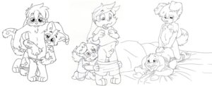 Rating: Explicit Score: 0 Tags: all_fours anal anal_penetration anthro assisted_exposure bed border_collie canid canine canis clothed clothing collie crotch_grab digital_drawing_(artwork) digital_media_(artwork) doggystyle domestic_dog duo e621 erection from_behind_position furniture genitals grope herding_dog hi_res line_art male male/male male_penetrated male_penetrating male_penetrating_male mammal mixed_media monochrome multiple_images partially_clothed pastoral_dog pen_(artwork) penetration penis roni_collins sex sheepdog simple_background tail tongue tongue_out traditional_media_(artwork) underwear underwear_down undressing white_background wolfblade young young_anthro young_male young_on_young User: bunchy7s