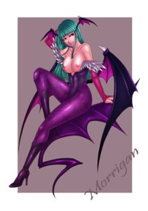 Rating: Questionable Score: 0 Tags: bare_shoulders bat_wings boots breasts bridal_gauntlets character_name cleavage clothing collarbone darkstalkers demon demon_girl elbow_gloves female gloves green_eyes green_hair head_wings headwings high_heels large_breasts leotard lips long_hair momoman_(pink_voltage) morrigan_aensland nipple_slip nipples open_clothes pantyhose print_pantyhose rule34 shoes sitting solo succubus wings User: bunchy7s