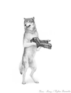 Rating: Safe Score: 0 Tags: ambiguous_gender canid canine canis digitigrade dylan_barnette e621 eyewear feral glasses graphite_(artwork) gun holding_gun holding_object holding_ranged_weapon holding_weapon mammal monochrome quadruped ranged_weapon simple_background solo tail traditional_media_(artwork) weapon white_background wolf xiau-fong User: bunchy7s Rating: Safe Score: 0 Tags: ambiguous_gender canid canine canis digitigrade dylan_barnette e621 eyewear feral glasses graphite_(artwork) gun holding_gun holding_object holding_ranged_weapon holding_weapon mammal monochrome quadruped ranged_weapon simple_background solo tail traditional_media_(artwork) weapon white_background wolf xiau-fong User: bunchy7s