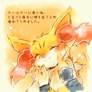 Rating: Safe Score: 0 Tags: 1:1 2013 3_fingers 5_fingers :3 ambiguous_anthro ambiguous_gender anthro arm_tuft biped blush blush_lines border braixen bust_portrait calem_(pokemon) canid cheek_tuft chest_tuft closed_smile clothed clothed_human clothing colored daww digital_media_(artwork) digital_painting_(artwork) digital_watercolor_(artwork) dufy duo e621 eyes_closed facial_tuft fingers fluffy front_view fur generation_6_pokemon hand_on_cheek hand_on_hand human inner_ear_fluff japanese_text kemono male_(lore) mammal mouth_closed multicolored_body multicolored_fur nintendo orange_background orange_body orange_fur orange_inner_ear_fluff orange_nose painting_(artwork) pointy_ears pokemon pokemon_(species) portrait prick_ears shoulder_tuft simple_background smile snout solo_focus text trainer translated tuft watercolor_(artwork) white_body white_fur yellow_body yellow_fur User: bunchy7s