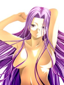 Rating: Questionable Score: 0 Tags: 1girls akai_migiwa aoi_nagisa_(artist) armpits arms_up breasts bust censor_hair censored cleavage convenient_censoring fate/stay_night fate_(series) female glasses hair_over_breasts highres long_hair looking_at_viewer medusa_(fate) nude nude_female purple_eyes purple_hair rule34 solo topless type-moon very_long_hair white_background User: bunchy7s