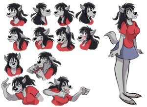 Rating: Safe Score: 0 Tags: absurd_res anthro black_eyes black_hair black_nose blush bottomwear breasts canid canine canis claws clothed clothing crossgender disembodied_hand duo e621 female fully_clothed hair hi_res male mammal mtf_crossgender nogicu pants russian shirt skirt smile solo_focus soyuzmultfilm topwear volk_(wjyw) well_just_you_wait! wolf User: bunchy7s