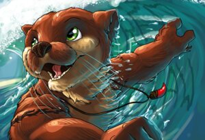Rating: Safe Score: 0 Tags: 2010 ambiguous_gender anthro bone bone_necklace bust_portrait digital_media_(artwork) e621 green_eyes happy jewelry mammal mustelid necklace otter portrait redclaw_(redclawtheotter) side_view solo tattoo water wave wet whiskers zhivago_(artist) User: bunchy7s