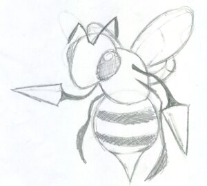 Rating: Safe Score: 0 Tags: 2013 ambiguous_gender arthropod beedrill e621 generation_1_pokemon graphite_(artwork) greyscale hymenopteran insect insect_wings justaperson monochrome nintendo pokemon pokemon_(species) semi-anthro simple_background sketch solo traditional_media_(artwork) wings User: bunchy7s