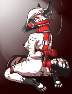 Rating: Explicit Score: 0 Tags: anthro anus areola ball_gag bdsm biped black_nose bodily_fluids bondage bondage_gear bondage_gloves bound breasts clothing collar danji-isthmus digital_drawing_(artwork) digital_media_(artwork) e621 equid equine felid feline female gag gagged genital_fluids genitals gradient_background hands_behind_back handwear hybrid kneeling leash looking_at_viewer looking_back mammal nude open_mouth_gag pawpads posture_collar red_collar red_eyes ring_gag serval simple_background solo stripes submissive submissive_female tail tail_bondage tail_tied tail_wraps vaginal_fluids vulva white_pawpads wraps zebra User: bunchy7s