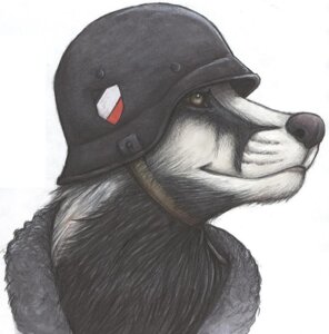 Rating: Safe Score: 0 Tags: 2008 anthro armor badger black_body black_fur bust_portrait e621 fur german headgear helmet male mammal military mustelid musteline portrait simple_background smile soldier solo warrior wehrmacht white_background white_body white_fur zyklon_(artist) User: bunchy7s Rating: Safe Score: 0 Tags: 2008 anthro armor badger black_body black_fur bust_portrait e621 fur german headgear helmet male mammal military mustelid musteline portrait simple_background smile soldier solo warrior wehrmacht white_background white_body white_fur zyklon_(artist) User: bunchy7s