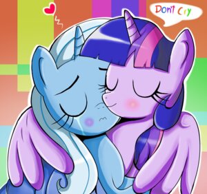 Rating: Safe Score: 0 Tags: bodily_fluids crying duo e621 equid equine eyes_closed feathered_wings feathers female female/female feral friendship_is_magic fur hair hasbro heart_symbol horn mammal multicolored_hair my_little_pony mythological_creature mythological_equine mythology purple_body purple_fur purple_hair rainbow_text tears text the-butcher-x trixie_(mlp) twilight_sparkle_(mlp) two_tone_hair unicorn using_wings wing_hug winged_unicorn wings User: bunchy7s