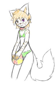 Rating: Questionable Score: 0 Tags: anthro ball beach beach_ball bikini biped canid canine clothed clothing collar e621 femboy fox green_clothing green_swimwear hair holding_ball holding_object inflatable looking_at_viewer male mammal mono_(monoth) monoth outside pool_toy seaside short_hair skimpy solo standing swimwear tail trix_the_cat two-piece_swimsuit wide_hips User: bunchy7s