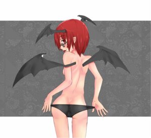 Rating: Explicit Score: 0 Tags: amagasa_kousai back bat_wings cameltoe demon eyewear female glasses head_wings headwings koakuma panties panty_pull pussy red_eyes red_hair rule34 short_hair solo succubus the_embodiment_of_scarlet_devil topless touhou underwear underwear_only undressing wings User: bunchy7s