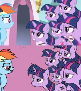 Rating: Questionable Score: 0 Tags: angry arthropod bedroom_eyes bite biting_lip biting_own_lip blue_body blue_fur changeling_(mlp) cutie_mark e621 equid equine female female/female feral friendship_is_magic fur grin group hair half-closed_eyes hasbro hi_res horn horse lips mammal multicolored_hair my_little_pony mythological_creature mythological_equine mythology narrowed_eyes pony purple_body purple_eyes purple_fur purple_hair rainbow_dash_(mlp) rainbow_hair seductive self_bite smile twilight_sparkle_(mlp) two_tone_hair unicorn unknown_artist User: bunchy7s
