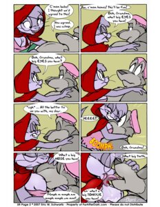 Rating: Questionable Score: 0 Tags: 2007 anthro bed bodily_fluids breast_lick breast_play breasts canid canine canis carli_chinchilla chinchilla chinchillid clothed clothed_to_topless clothing comic crossdressing dialogue duo e621 english_text eric_schwartz eyes_closed eyewear fairy_tales female french_kissing fur furniture glasses hat headgear headwear humor husband_and_wife inside kissing lamp larger_male licking little_red_riding_hood little_red_riding_hood_(copyright) male male/female mammal married_couple naturally_censored nightcap nipple_tuft rodent saliva size_difference smaller_female spike_wolf storybook_romance text tongue tongue_out topless tuft undressing url wolf User: bunchy7s