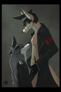 Rating: Questionable Score: 0 Tags: anthro canid canine canis clothed clothing duo e621 eye_contact eyewear female fox glasses green_eyes looking_at_another male male/female mammal natalie_de_corsair partially_clothed red_eyes romantic romantic_couple side_view simple_background uniform wolf User: bunchy7s Rating: Questionable Score: 0 Tags: anthro canid canine canis clothed clothing duo e621 eye_contact eyewear female fox glasses green_eyes looking_at_another male male/female mammal natalie_de_corsair partially_clothed red_eyes romantic romantic_couple side_view simple_background uniform wolf User: bunchy7s