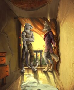 Rating: Safe Score: 0 Tags: 2010 alectorfencer amon_(rukis) anthro artist_collaboration belt black_nose blue_eyes bottomwear brown_body brown_fur canid canine canis claws clothed clothing collar curtains curtains_open detailed_background dhaval_(character) digitigrade dresser duo e621 ear_piercing feet felid flower full-length_portrait fur furniture grey_markings hindpaw inside jackal light lighting male mammal markings metal_collar pantherine pants paws piercing pink_nose plant portrait red_lantern retractable_claws rukis shirt side_view slave standing stripes tail tank_top tiger toe_claws topwear whiskers white_body white_fur yellow_eyes User: bunchy7s