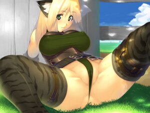 Rating: Explicit Score: 0 Tags: animal_ear blonde_hair breasts cameltoe camo camouflage erect_nipples fantasy_earth_zero fat_mons female green_eyes huge_breasts large_breasts nipples panties partially_visible_vulva pussy rule34 solo spread_legs sweat thighhighs uncensored underwear yn_red User: bunchy7s