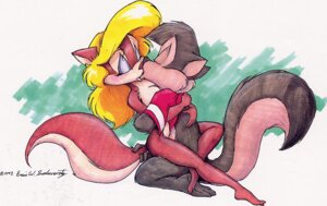 Rating: Questionable Score: 0 Tags: 1992 amy_squirrel anthro blonde_hair brown_body brown_fur brown_nose clothing duo e621 eric_schwartz eyes_closed eyeshadow female fur hair kiss_on_lips kissing makeup male male/female mammal mostly_nude multicolored_body multicolored_fur nude rodent sciurid shirt signature stan_(ews) tail tan_body tan_fur topwear traditional_media_(artwork) tree_squirrel two_tone_body two_tone_fur undressing User: bunchy7s