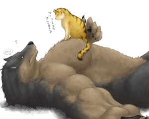 Rating: Safe Score: 0 Tags: 5:4 abs anthro biceps canid canine canis captainjohkid claws domestic_cat duo e621 eye_contact felid feline felis feral fur japanese_text looking_at_another lying mackerel_tabby male mammal markings muscular nude pecs quadruped question_mark relaxing simple_background size_difference tabby_cat tail text translated white_background wolf yellow_eyes User: bunchy7s Rating: Safe Score: 0 Tags: 5:4 abs anthro biceps canid canine canis captainjohkid claws domestic_cat duo e621 eye_contact felid feline felis feral fur japanese_text looking_at_another lying mackerel_tabby male mammal markings muscular nude pecs quadruped question_mark relaxing simple_background size_difference tabby_cat tail text translated white_background wolf yellow_eyes User: bunchy7s