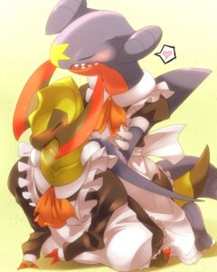 Rating: Questionable Score: 0 Tags: 4:5 ambiguous_gender biozs blush clothed clothing duo e621 eyes_closed feral feral_on_feral fin garchomp generation_4_pokemon generation_5_pokemon grabbing_from_behind haxorus heart_symbol interspecies maid_uniform nintendo open_mouth pokemon pokemon_(species) teeth uniform User: bunchy7s